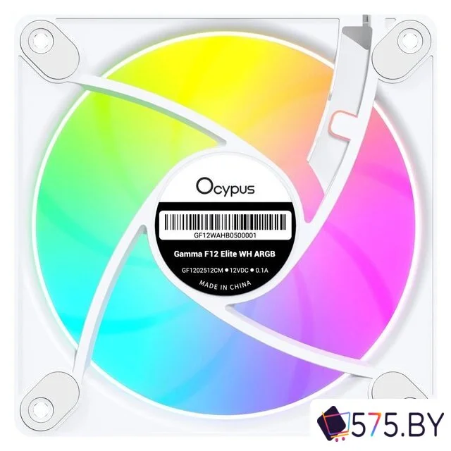 Вентилятор для корпуса Ocypus Gamma F12 Elite WH ARGB в магазине 575.by