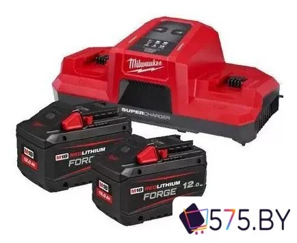 Аккумулятор с зарядным устройством Milwaukee M18 FORGENRG-122DBSC 4933498614 (18В + 18В/12 Ач) в магазине 575.by