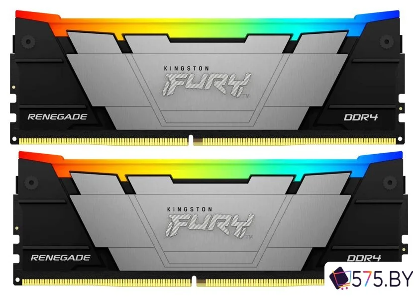 Оперативная память Kingston FURY Renegade RGB 2x8ГБ DDR4 4600 МГц KF446C19RB2AK2/16 в магазине 575.by