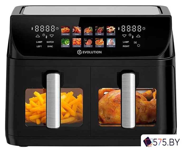 Аэрогриль (аэрофритюрница) Evolution AIRO 10400ТW Dual в магазине 575.by