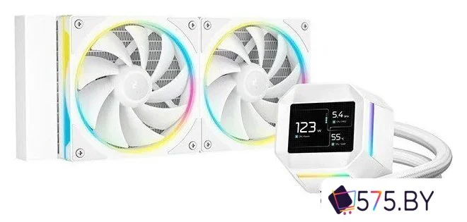 Система жидкостного охлаждения для процессора DeepCool LM240 WH R-LM240-WHDMMC-1 в магазине 575.by