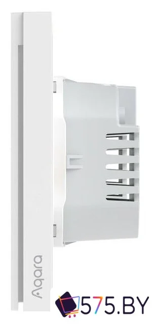 Выключатель Aqara Smart Wall Switch H1 двухклавишный без нейтрали (белый) в магазине 575.by