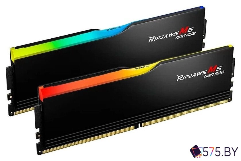 Оперативная память G.Skill Ripjaws M5 Neo RGB 2x32ГБ DDR5 6000 МГц F5-6000J3040G32GX2-RM5NRK в магазине 575.by