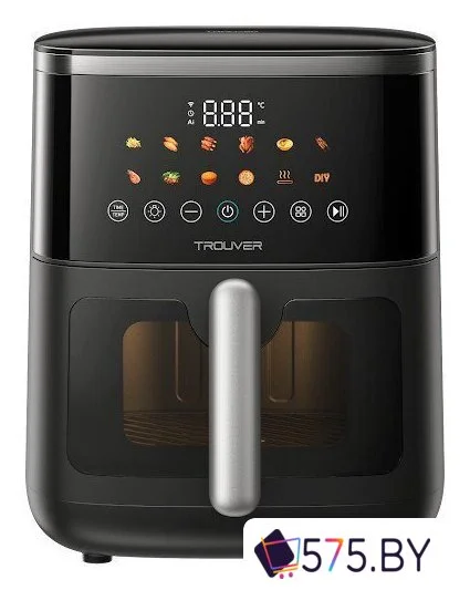 Аэрогриль (аэрофритюрница) Trouver Air Fryer FD10 Pro Max (черный) в магазине 575.by