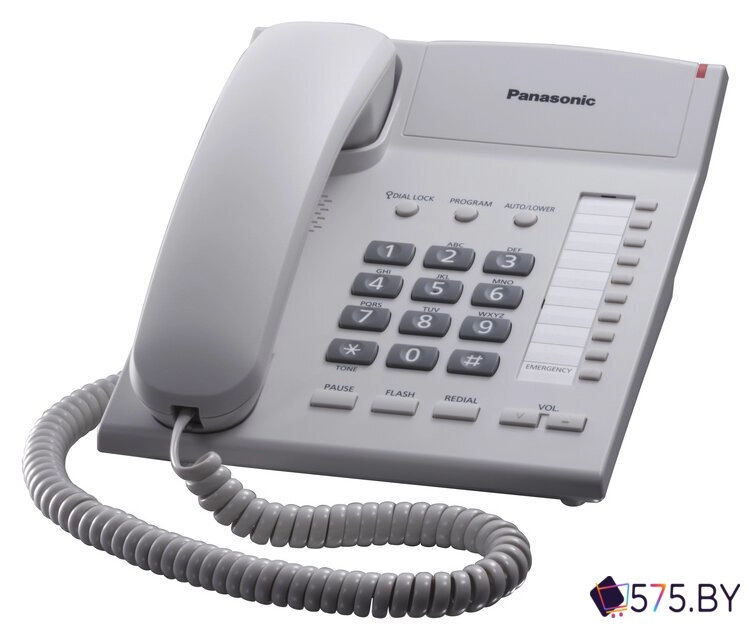 Проводной телефон Panasonic KX-TS2382RUB (черный) в магазине 575.by