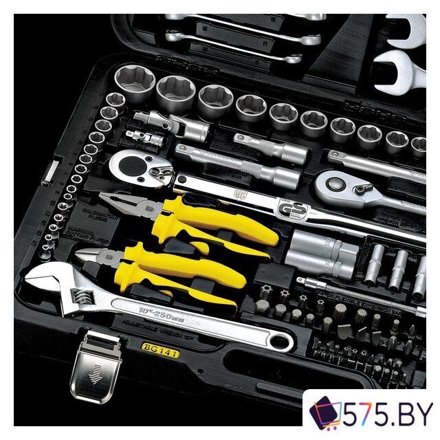 Универсальный набор инструментов Berger BG141-1214 (141 предмет) в магазине 575.by