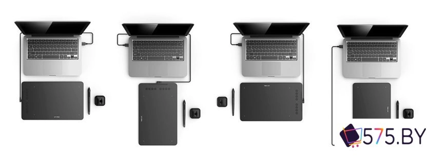 Графический планшет XP-Pen Deco 01 V2 (черный) в магазине 575.by