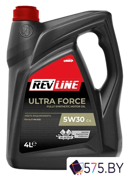 Моторное масло Revline Ultra Force C4 5W-30 4л в магазине 575.by