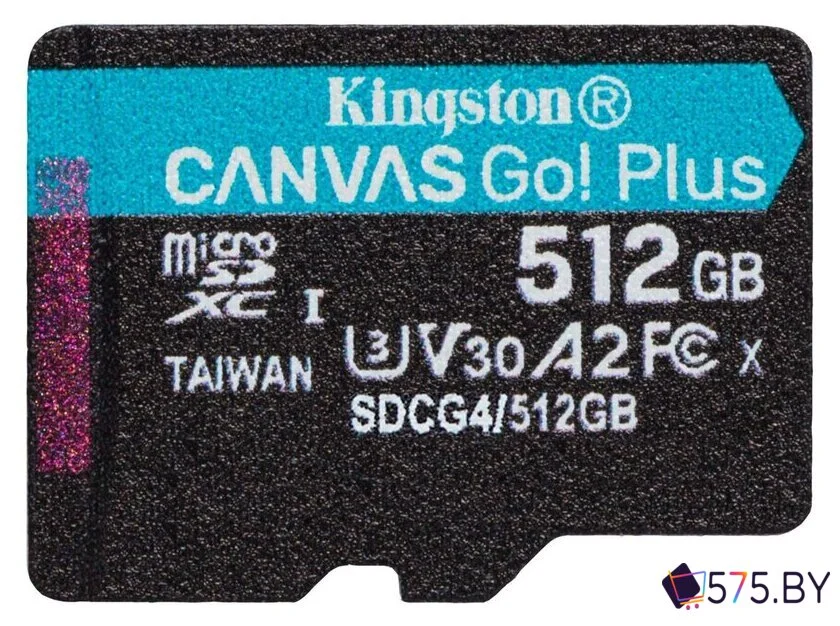 Карта памяти Kingston Canvas Go! Plus microSDXC 512GB SDCG4/512GBSP в магазине 575.by