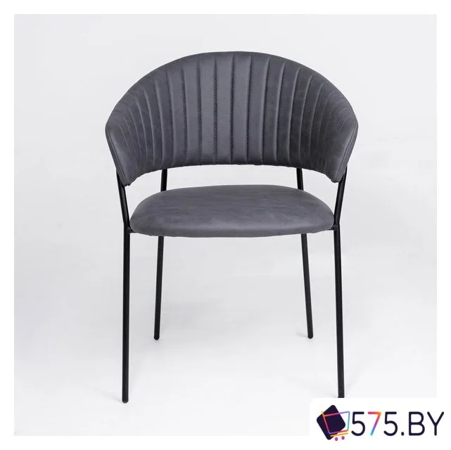Стул с подлокотниками Алвест AV 433 (графитовая замша Kiprus 13/черный) в магазине 575.by