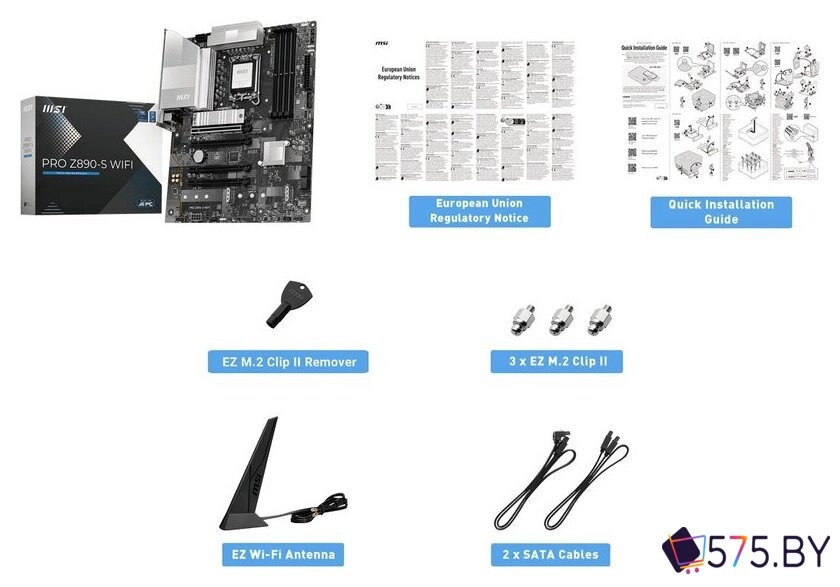 Материнская плата MSI Pro Z890-S WiFi в магазине 575.by