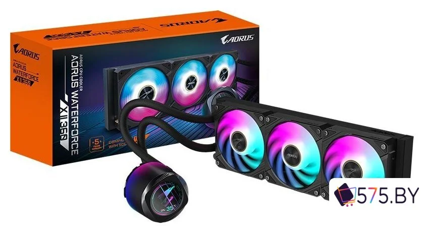 Система жидкостного охлаждения для процессора Gigabyte Aorus Waterforce X II 360 в магазине 575.by