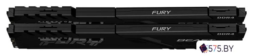 Оперативная память Kingston FURY Beast 2x16GB DDR4 PC4-25600 KF432C16BB1K2/32 в магазине 575.by