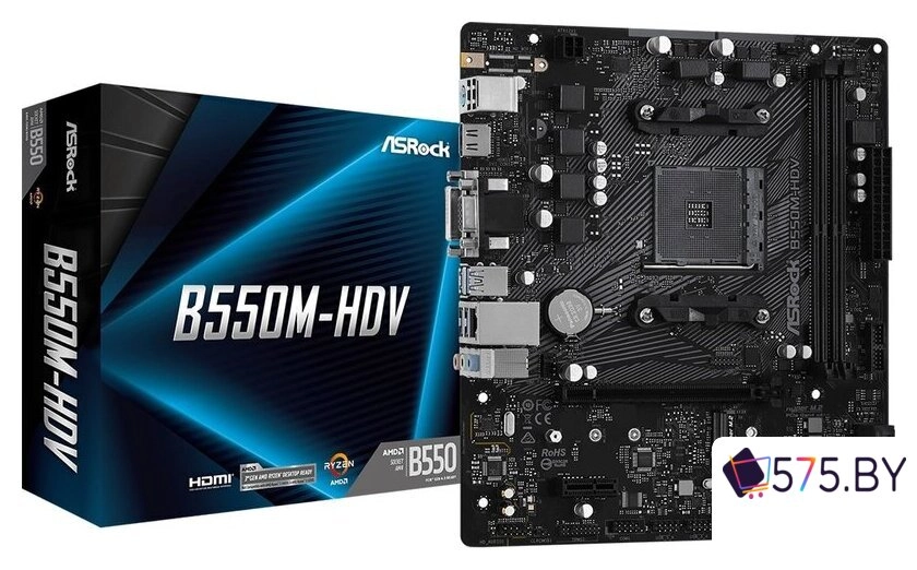 Материнская плата ASRock B550M-HDV в магазине 575.by