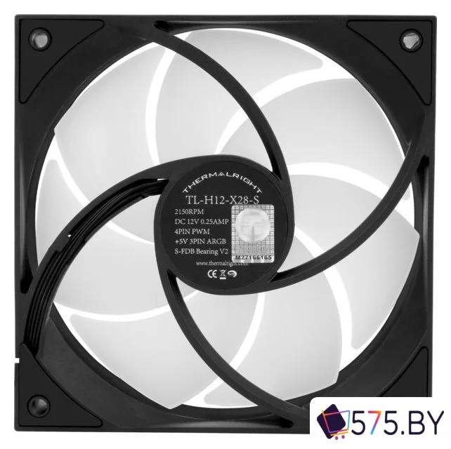 Вентилятор для корпуса Thermalright TL-H12-X28-S (черный) в магазине 575.by