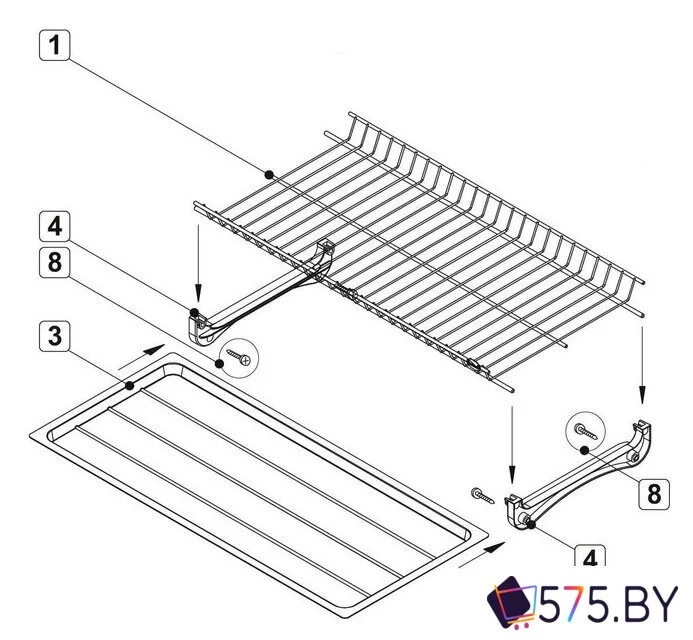 Сушилка для посуды Boyard SU03/900 в магазине 575.by