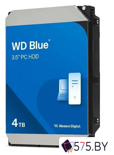 Жесткий диск WD Blue 4TB WD40EZZX в магазине 575.by