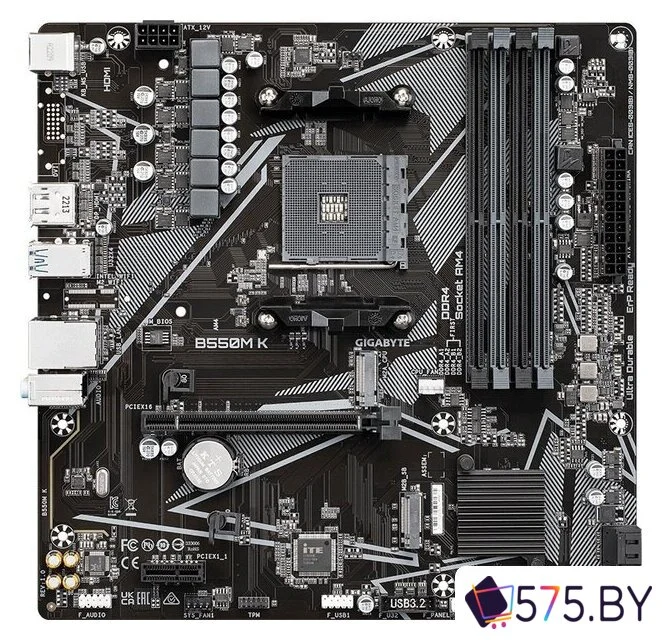 Материнская плата Gigabyte B550M K (rev. 1.0) в магазине 575.by