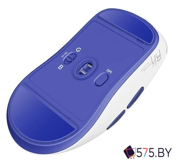 Игровая мышь Royal Kludge M30 (белый/синий) в магазине 575.by
