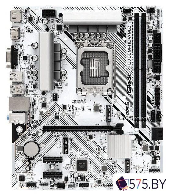 Материнская плата ASRock B760M-HDV/M.2 в магазине 575.by