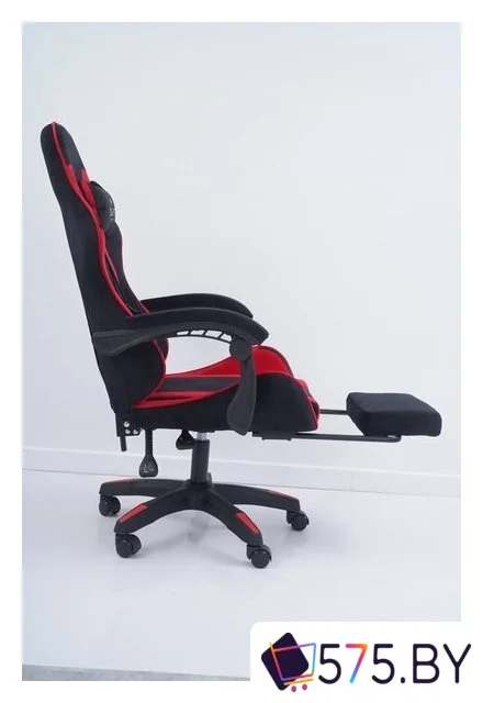 Игровое (геймерское) кресло Calviano 1584 (велюр, черный/красный) в магазине 575.by