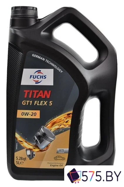 Моторное масло Fuchs Titan GT1 Flex 5 0W-20 5л в магазине 575.by