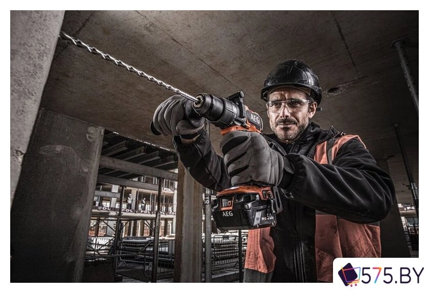 Ударная дрель-шуруповерт AEG Powertools BSB 18C3BL-402C 4935478938 (с 2-мя АКБ 4 Ач, кейс) в магазине 575.by