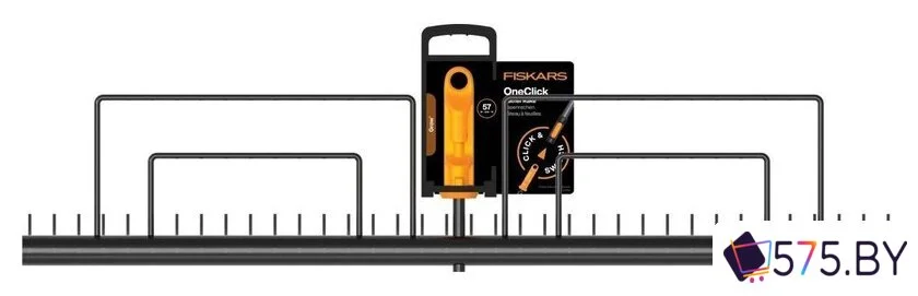 Грабли зубчатые Fiskars 1080680 в магазине 575.by