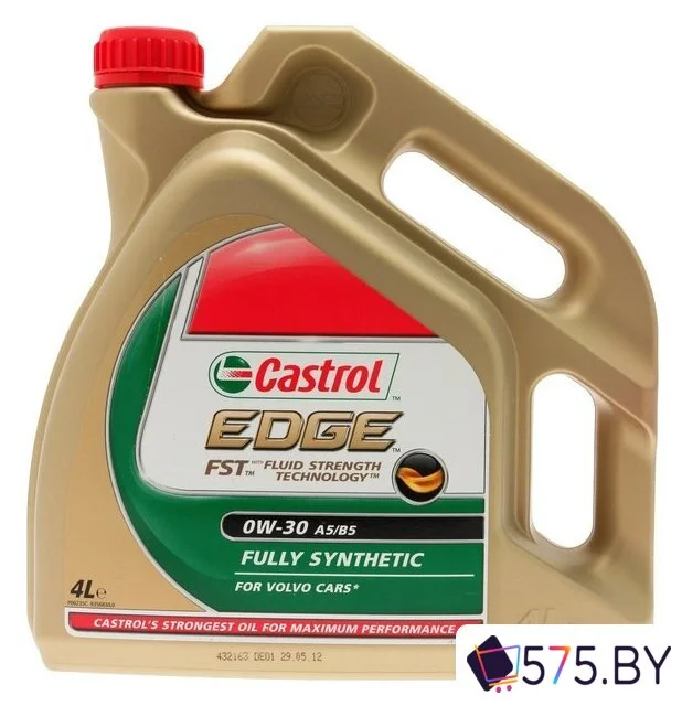 Моторное масло Castrol EDGE 0W-30 A5/B5 4л в магазине 575.by