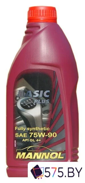 Трансмиссионное масло Mannol Basic Plus 75W-90 API GL 4+ 1л в магазине 575.by