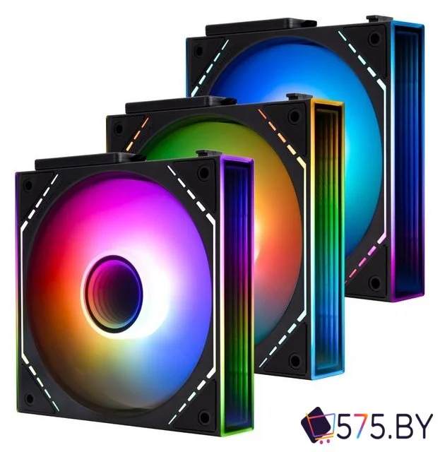 Комплект вентиляторов для корпуса Thermalright TL-M12QR-S X3 (черный) в магазине 575.by