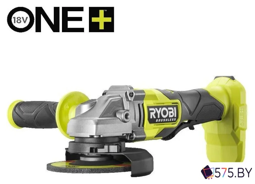 Угловая шлифмашина Ryobi RAG18BL-0 5133006532 (без АКБ) в магазине 575.by