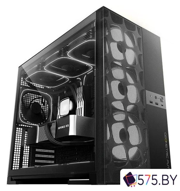 Корпус Geometric Future Model 5 Vent 5FAN (черный) в магазине 575.by