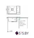 Кухонная мойка Polygran Blade 660 (серый) в магазине 575.by
