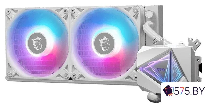 Система жидкостного охлаждения для процессора MSI MAG CoreLiquid I240 (белый) в магазине 575.by