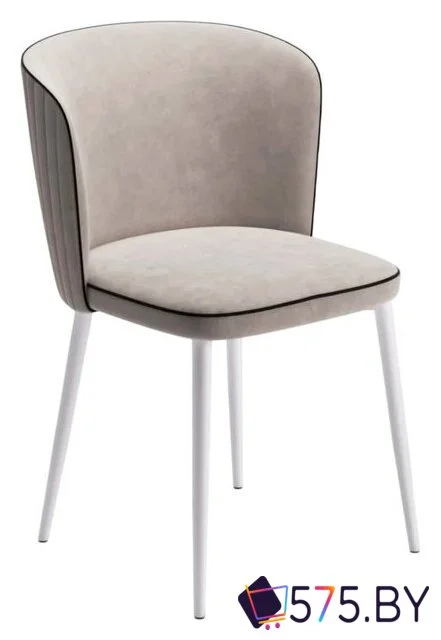 Стул Табурет Милано (бренди 4 кант черный/каркас белый) в магазине 575.by