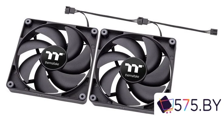 Комплект вентиляторов для корпуса Thermaltake CT120 2-Fan Pack CL-F147-PL12BL-A в магазине 575.by