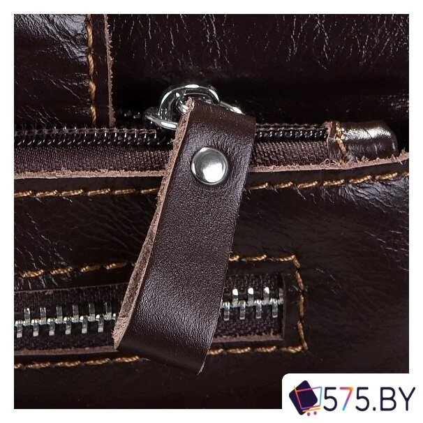 Мужская сумка Poshete 196-3750-26-DBW (коричневый) в магазине 575.by