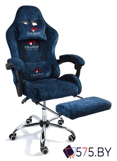 Игровое (геймерское) кресло Calviano Amarone (blue plush) в магазине 575.by