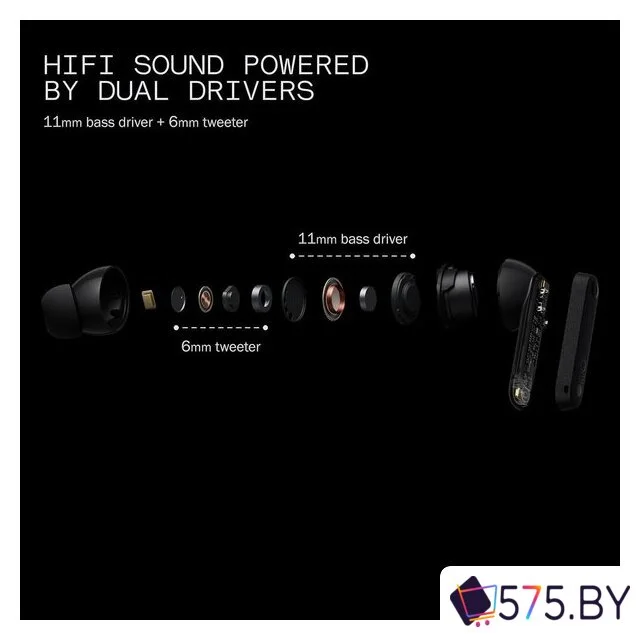 Наушники CMF Buds Pro 2 (светло-серый) в магазине 575.by