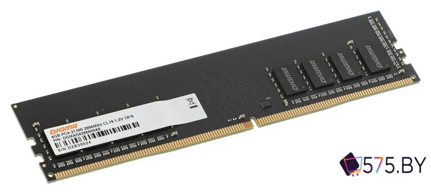 Оперативная память Digma 4ГБ DDR4 2666 МГц DGMAD42666004S в магазине 575.by