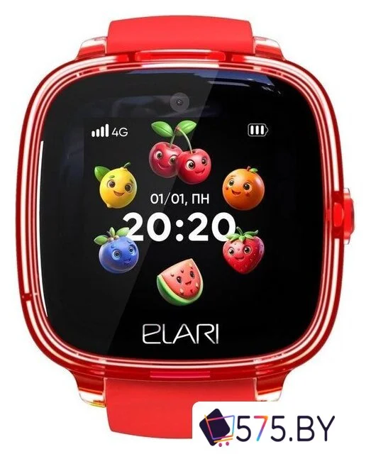 Детские умные часы Elari KidPhone Fresh 4G (красный) в магазине 575.by