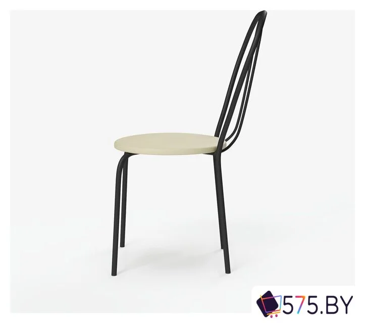 Стул Mio Tesoro Тюльпан Плюс (бежевый/черный) в магазине 575.by