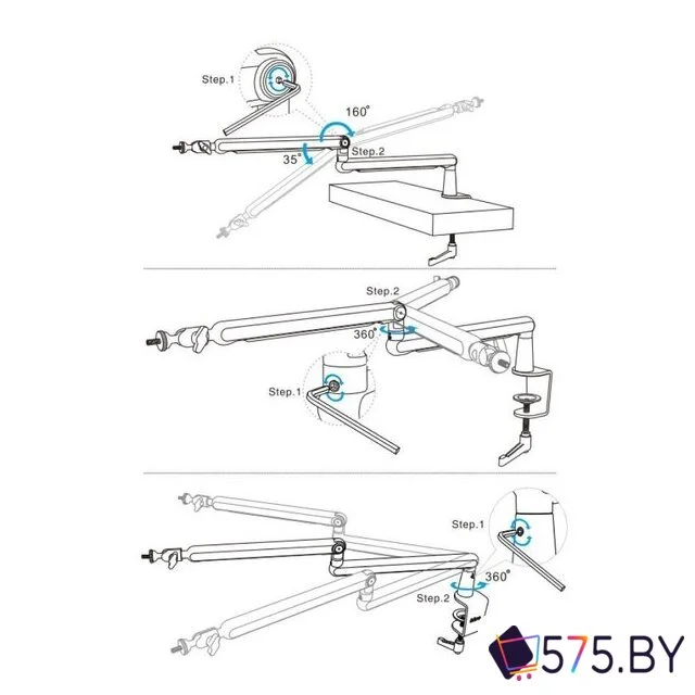 Стойка FIFINE BM88 (белый) в магазине 575.by