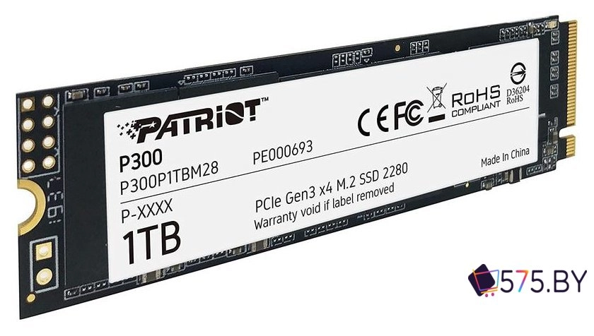 SSD Patriot P300 1TB P300P1TBM28 в магазине 575.by