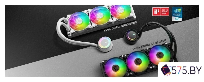 Система жидкостного охлаждения для процессора MSI MAG CoreLiquid E360 (белый) в магазине 575.by