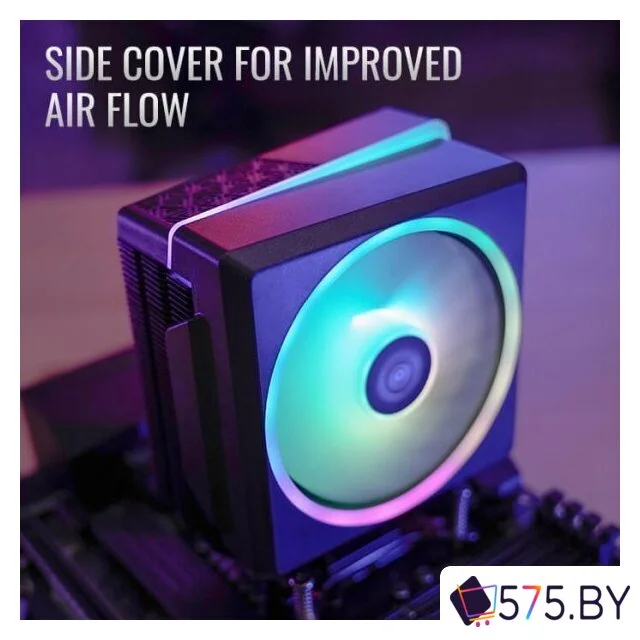 Кулер для процессора AeroCool Cylon 4F WH ARGB PWM 4P в магазине 575.by