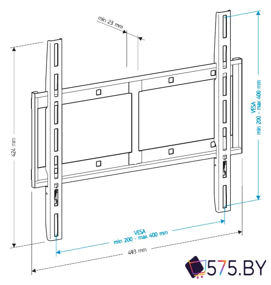 Кронштейн для телевизора Holder LCD-F4610 в магазине 575.by