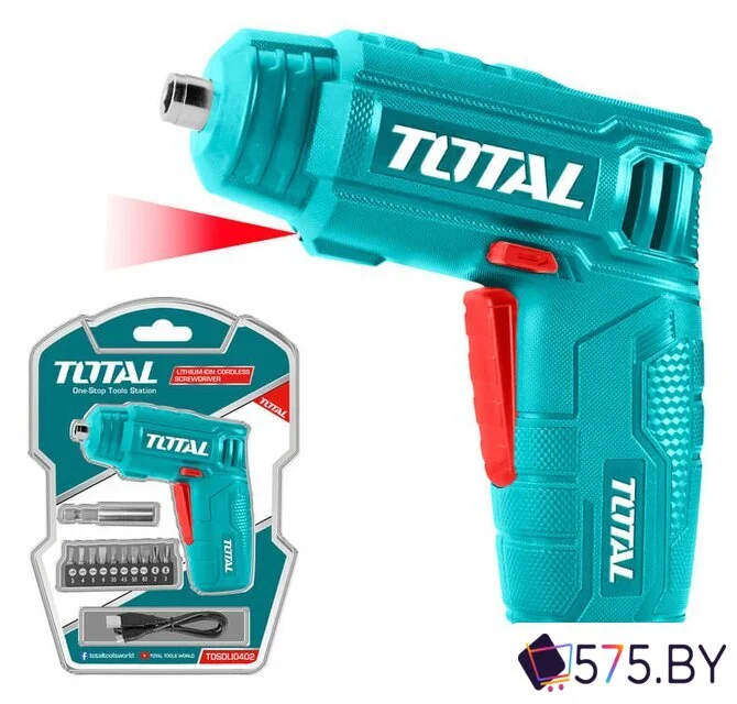 Электроотвертка Total TSDLI0402 (набор оснастки) в магазине 575.by