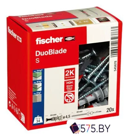Дюбель-гвоздь Fischer DuoBlade S 545678 (20 шт)